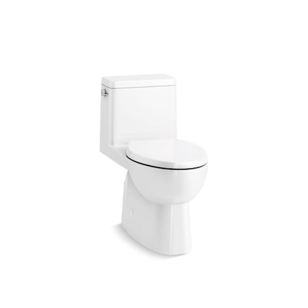 Kohler Toilet, Gravity Flush, Floor Mounted Mount, Elongated 78080-0